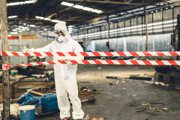 Professional Infectious Disease Decontamination technician working in Baldwin, GA